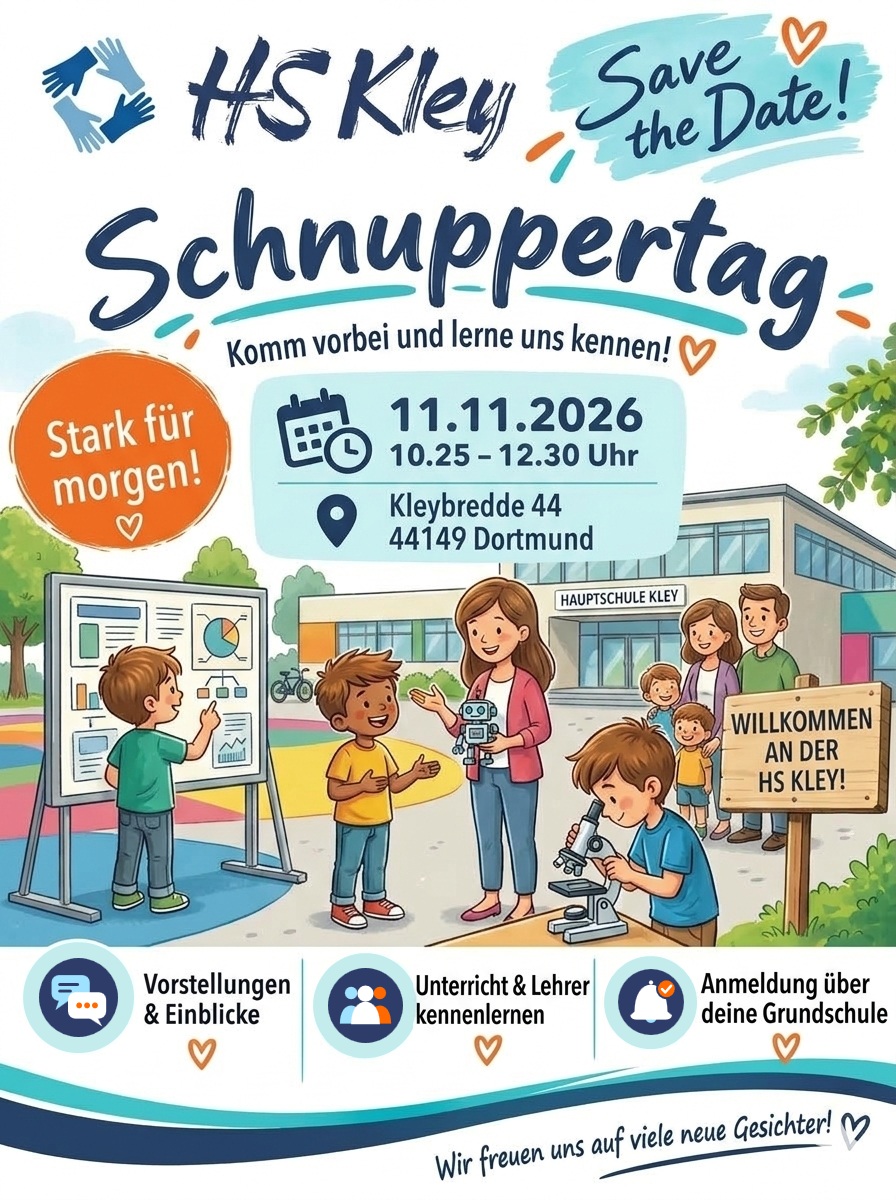 Schnuppertag am 11. Nov. 2026